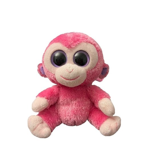 TY BEANIE BOOS - RAZBERRY the 9" MONKEY (MEDIUM) - MINT - Picture 1 of 7